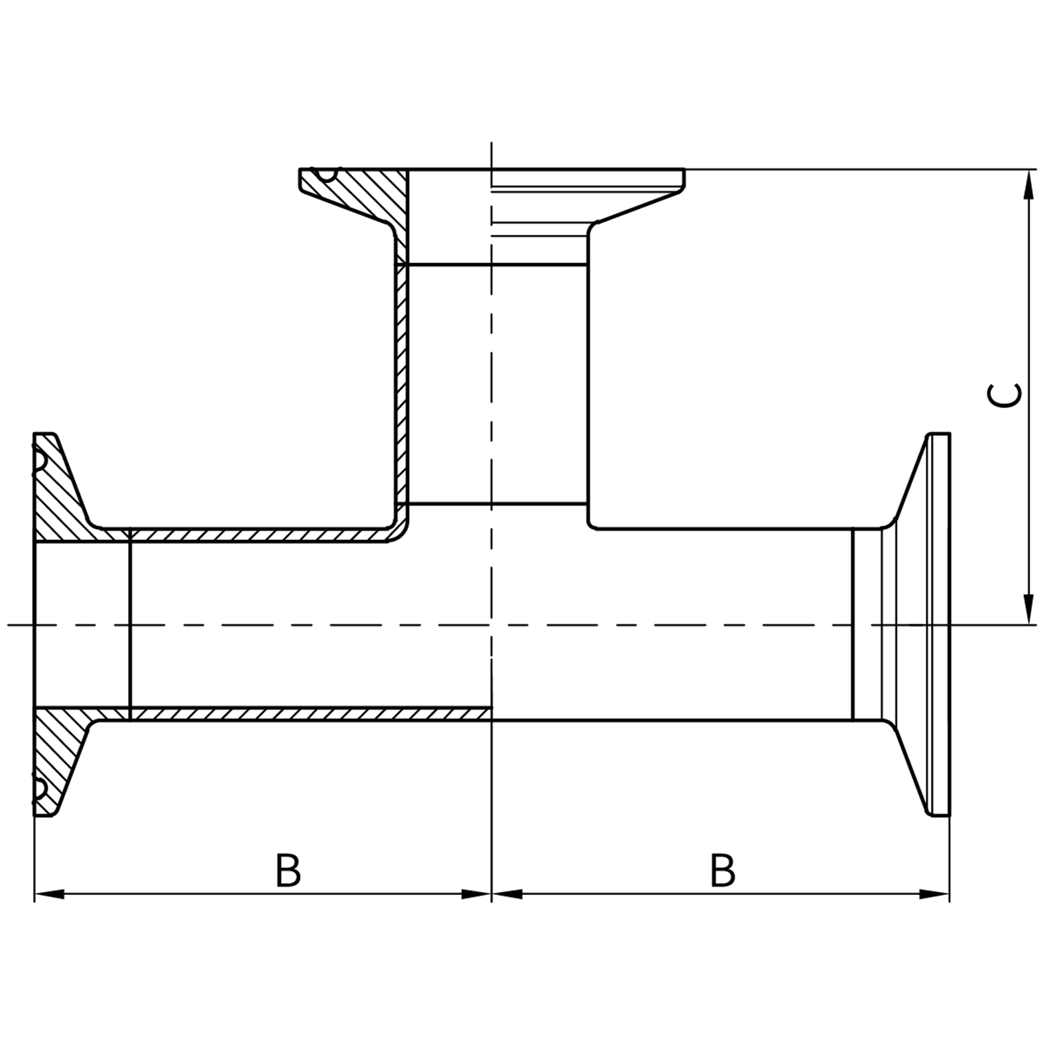 3A Tees with Ferrule