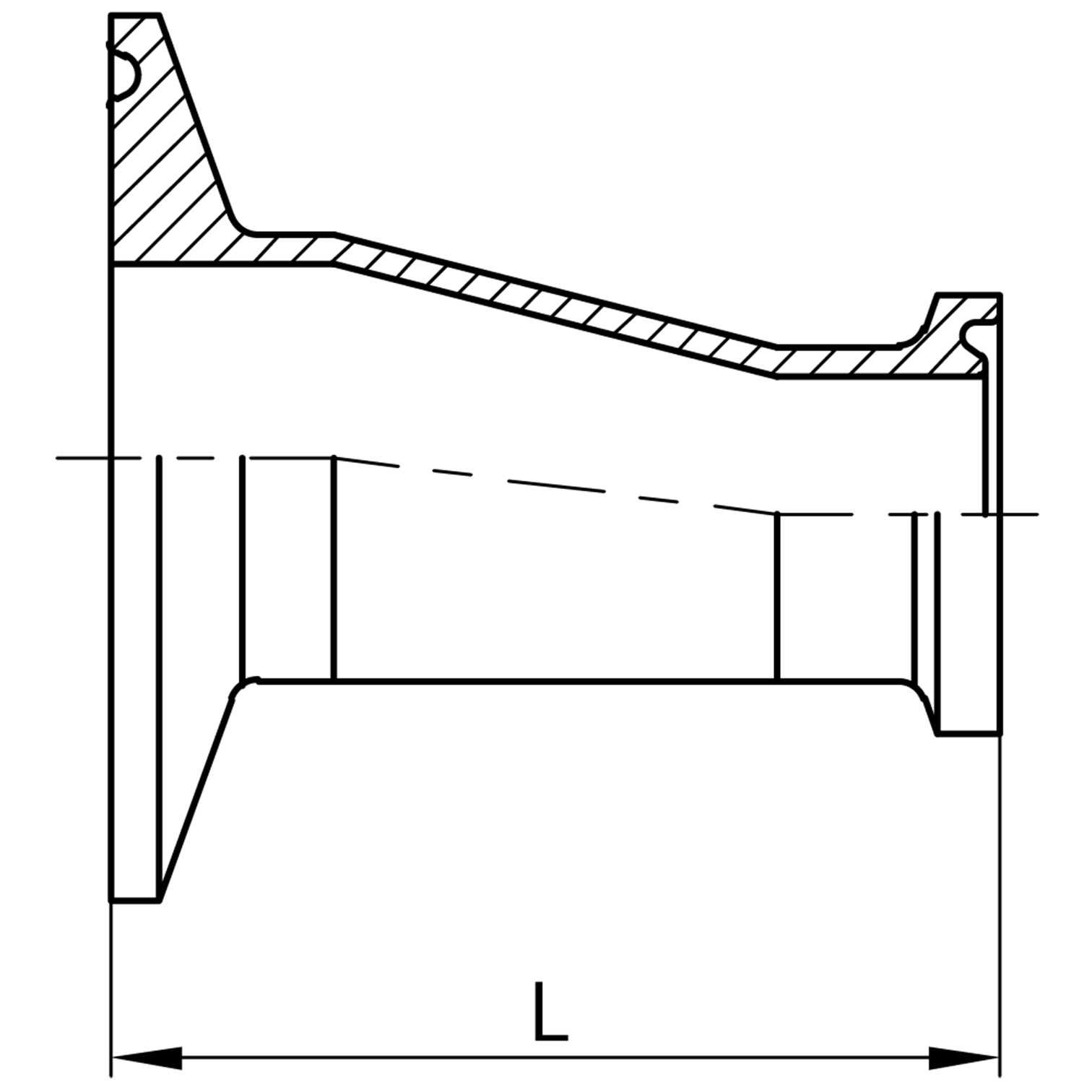 3A Eccentric Reducers with Ferrule