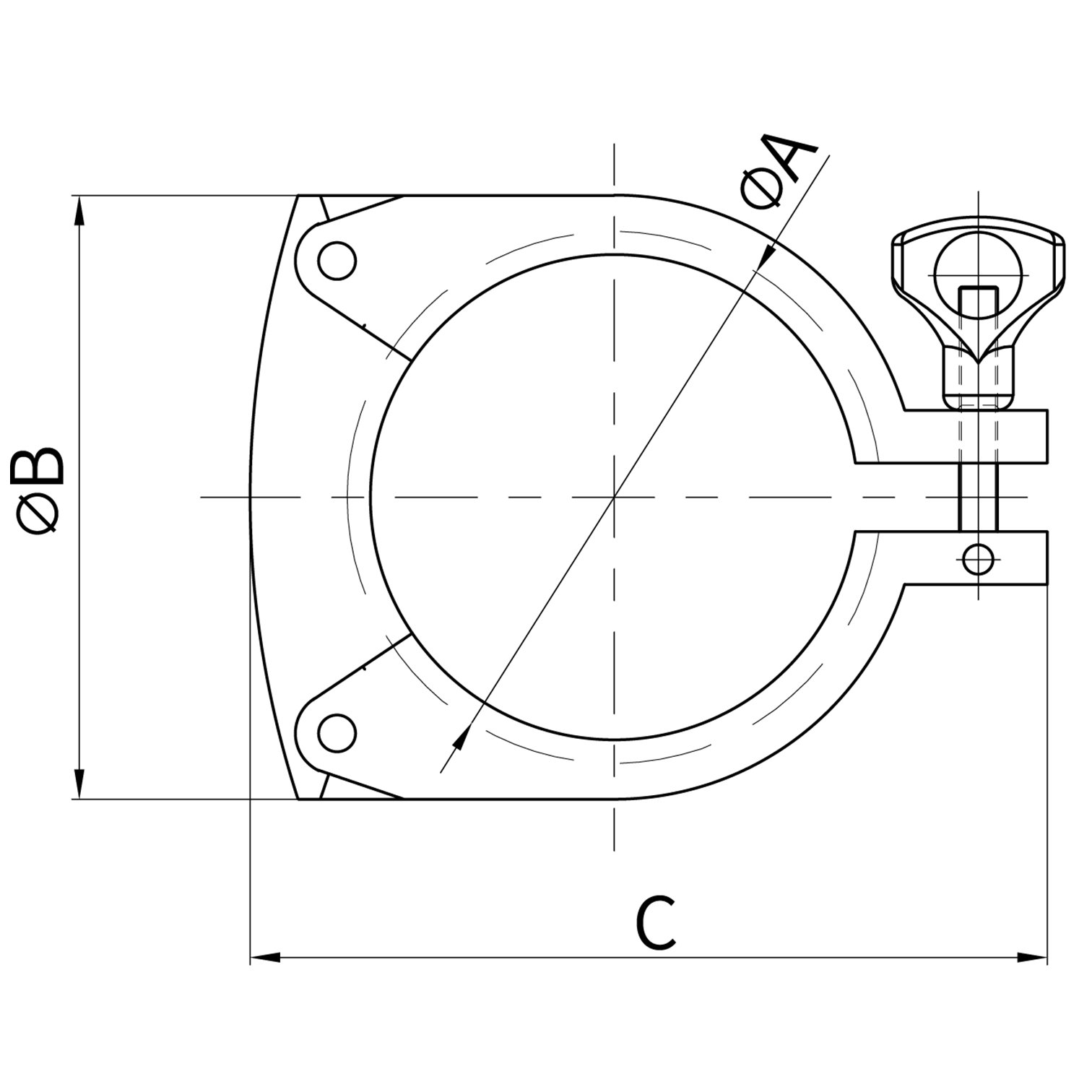 13 MHH 3-pcs Heavy Duty Clamps
