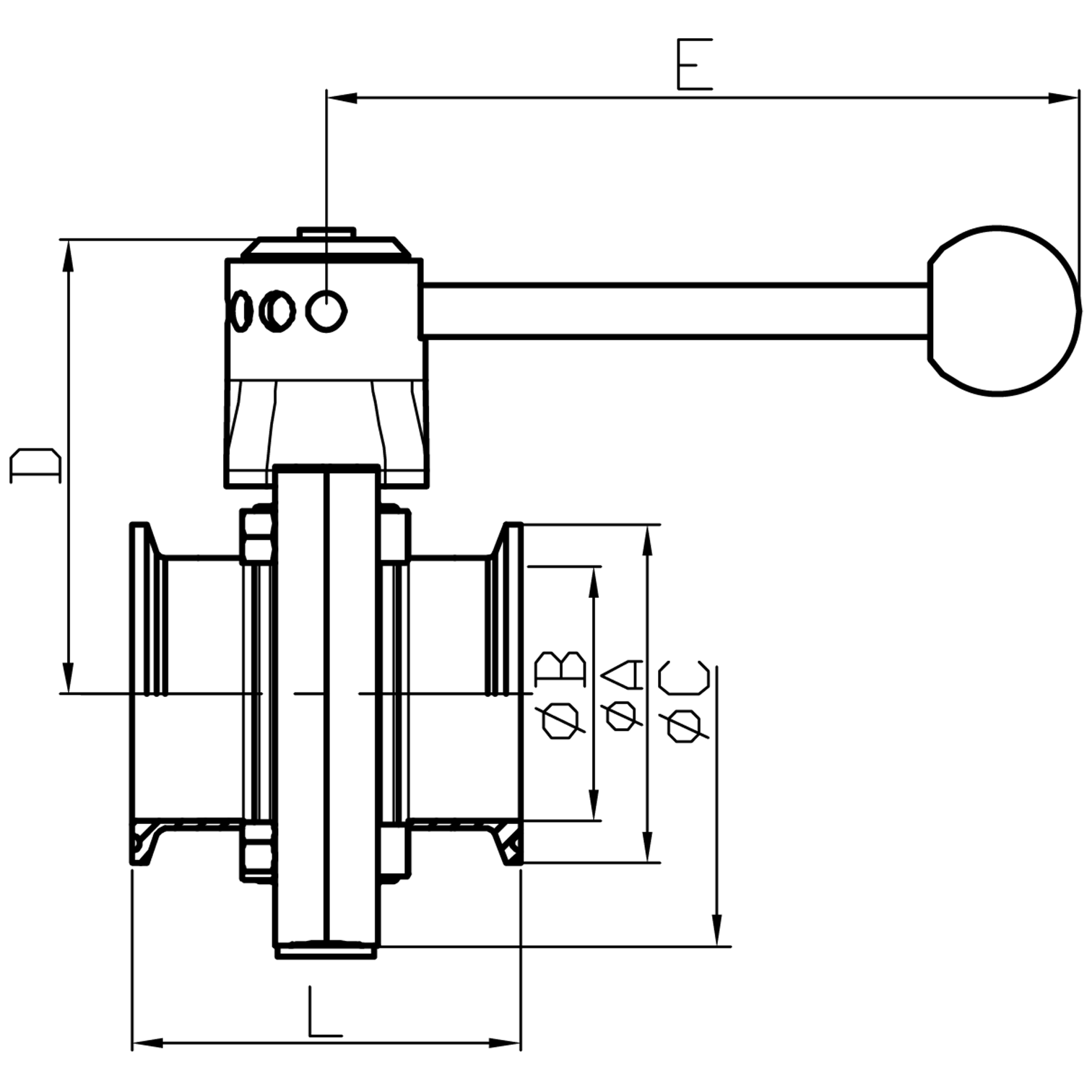 Manual Butterfly Valve