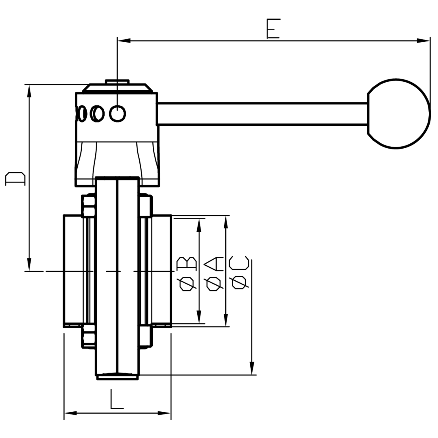 Manual Butterfly Valve
