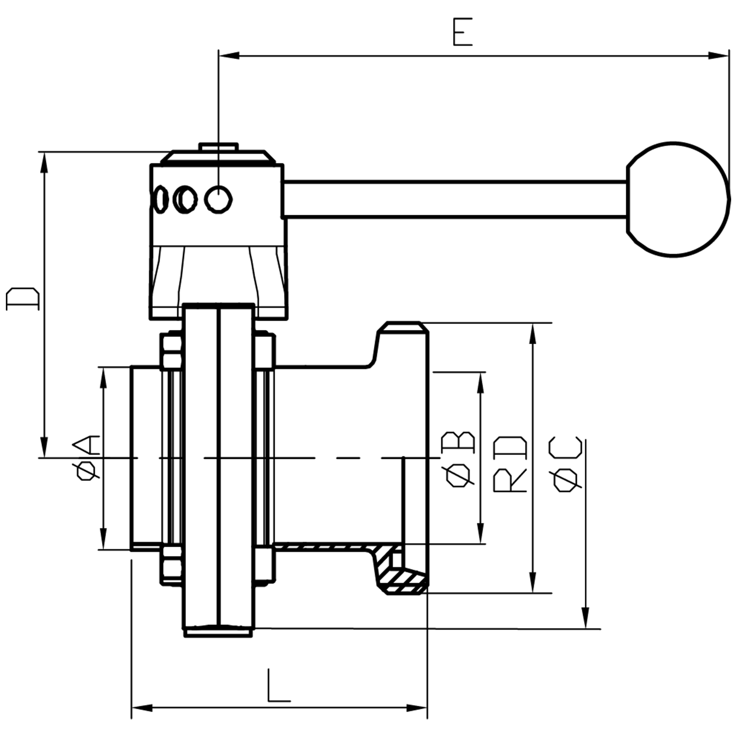 Manual Butterfly Valve