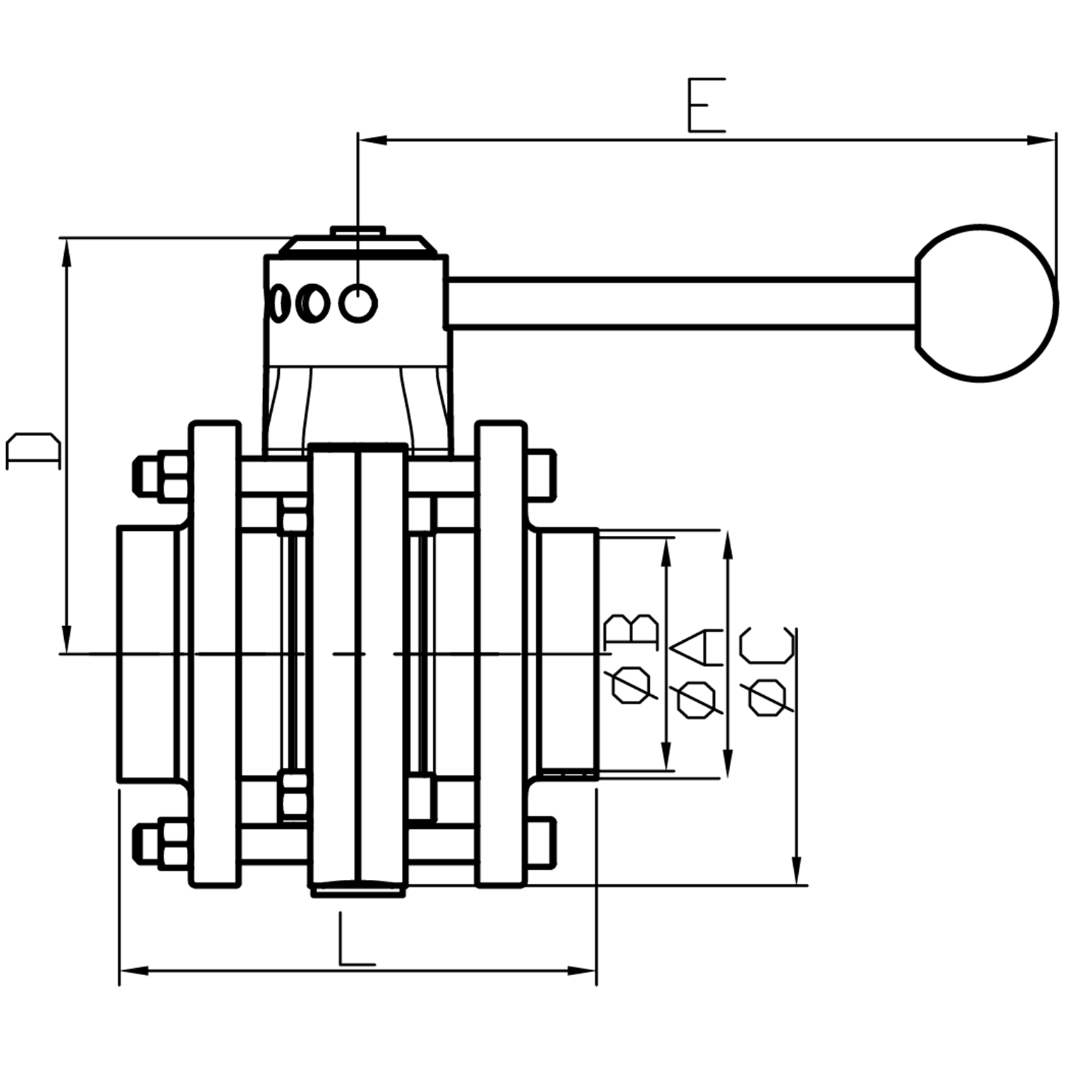 Manual Butterfly Valve