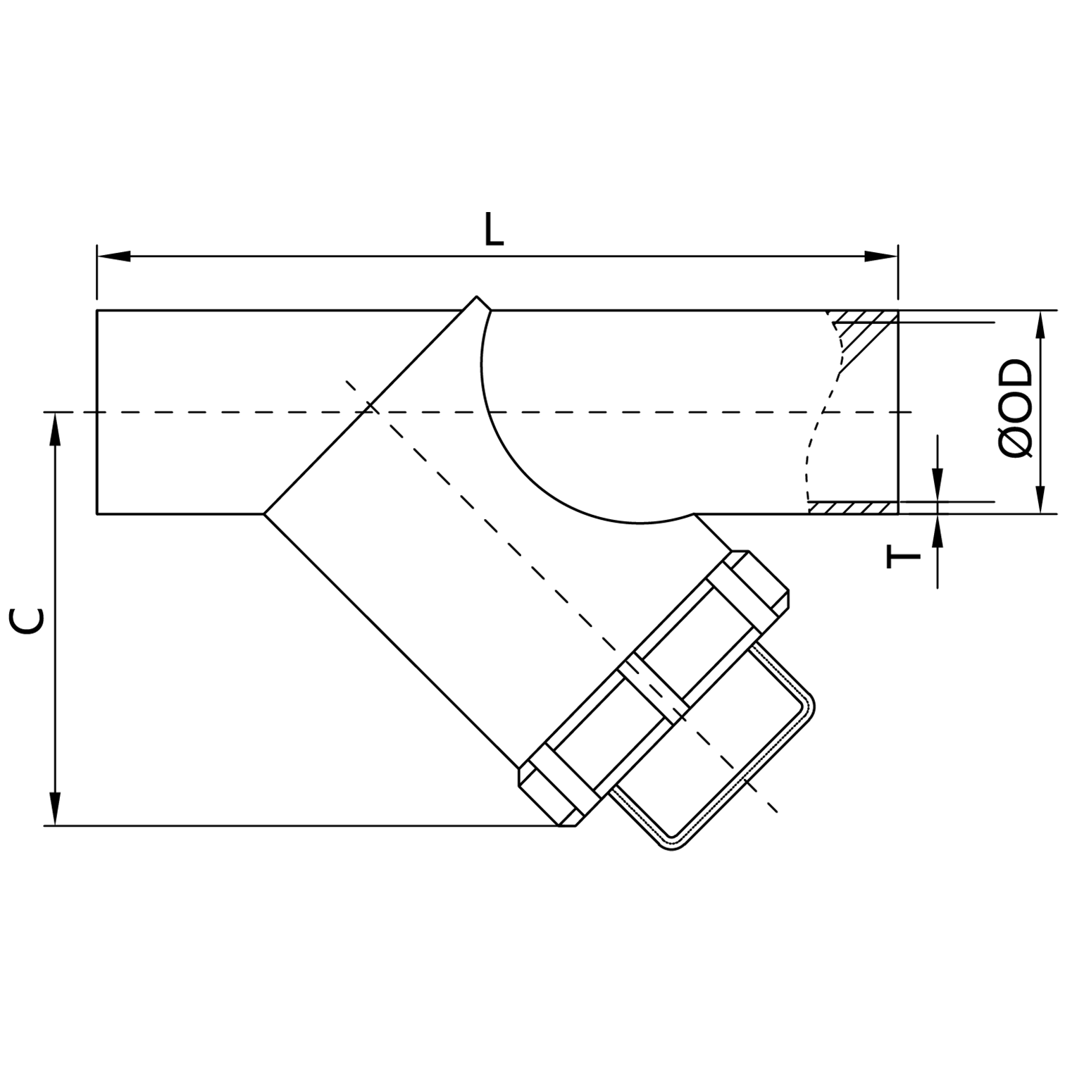 Y-Type Welded Filter