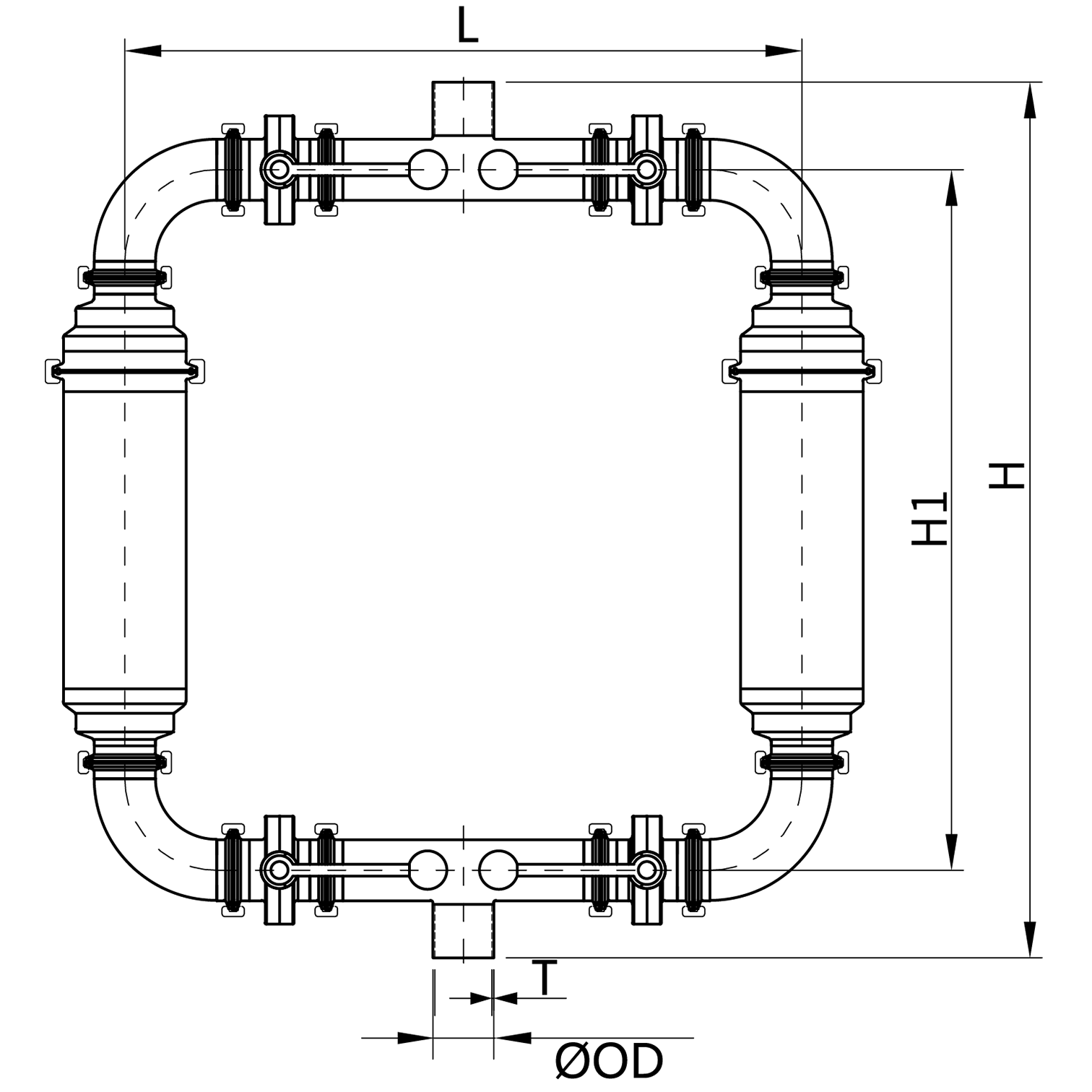 180-Degree Welded Duplex Filter